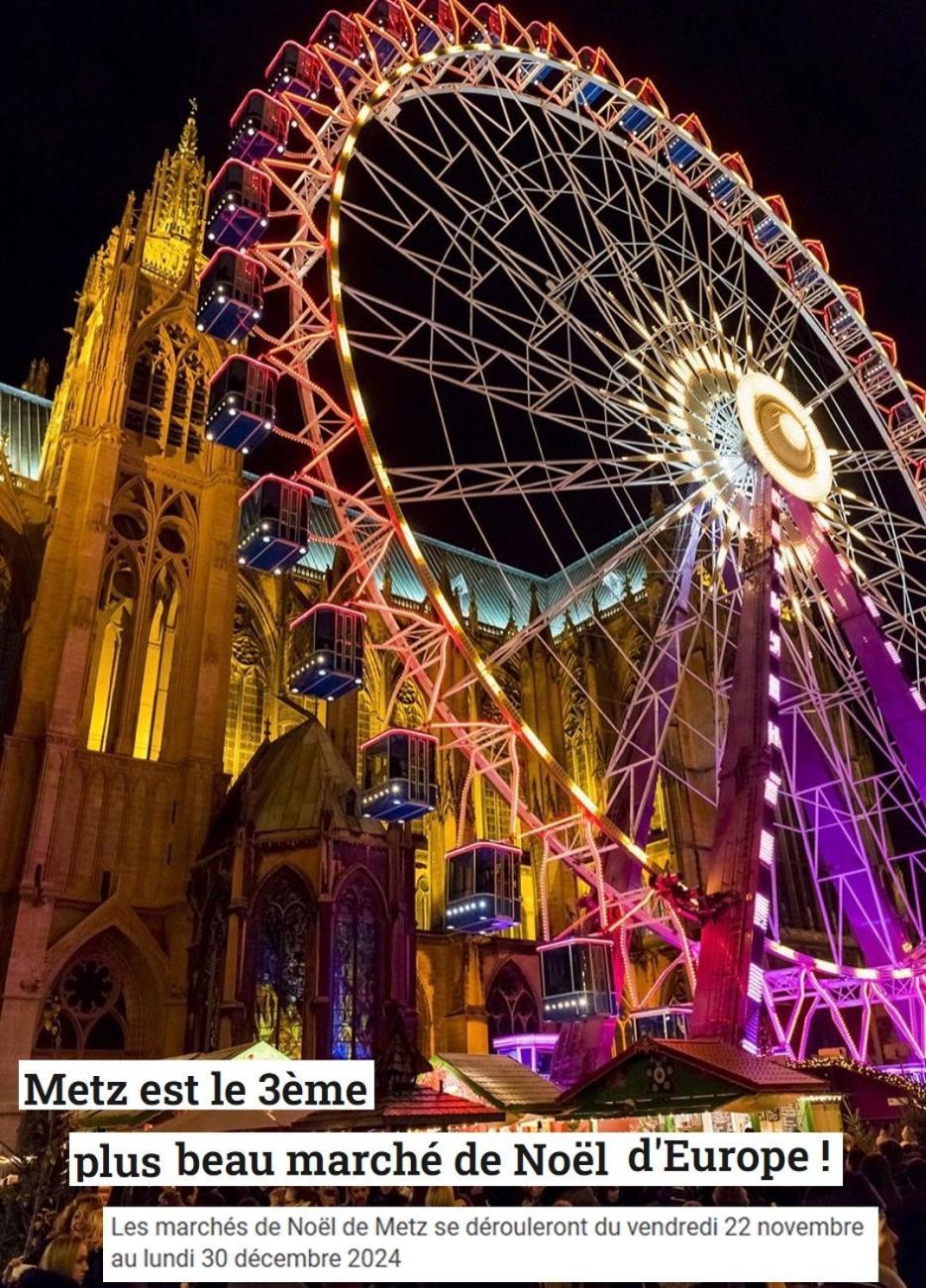 Ferienwohnung Le Marnie Metz Exterior foto